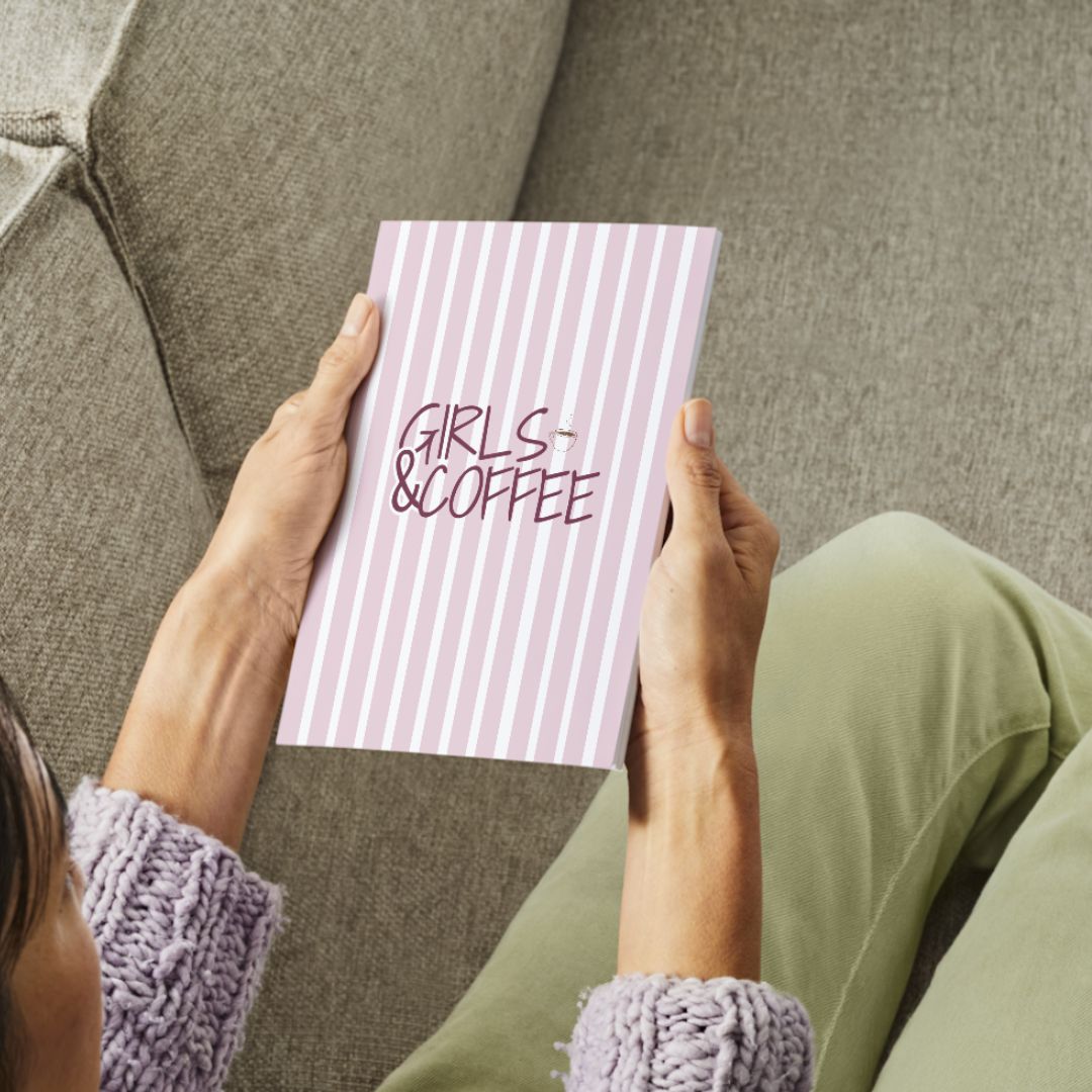 Carnet GIRLS&COFFEE - Carnet vierge ligné